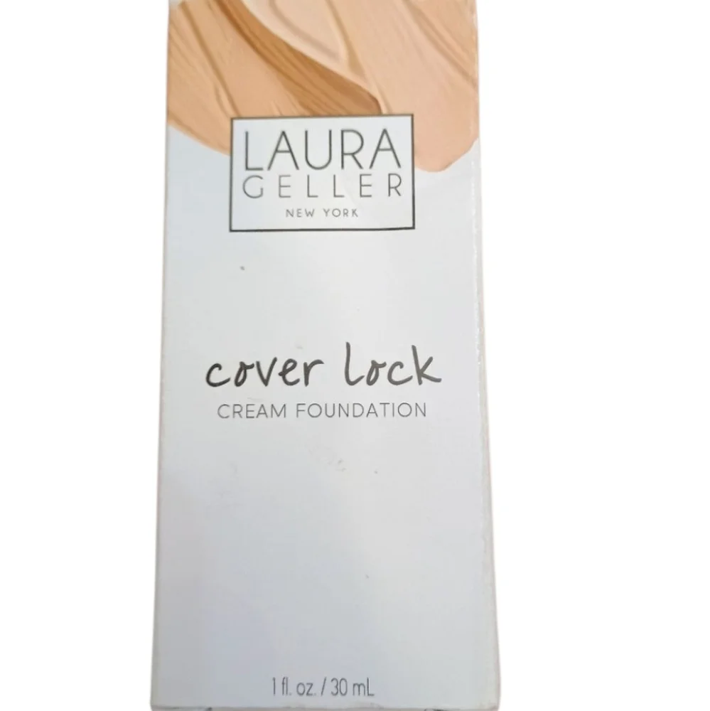 Laura Geller Cover Lock Cream Foundation, Honey 1oz