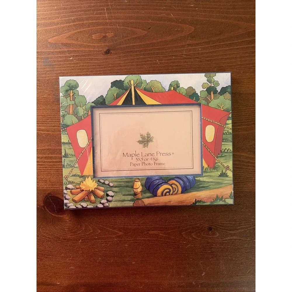New Maple Lane Press Camping Tent Picture‎ Frame 3x5 or 4x6 Sealed