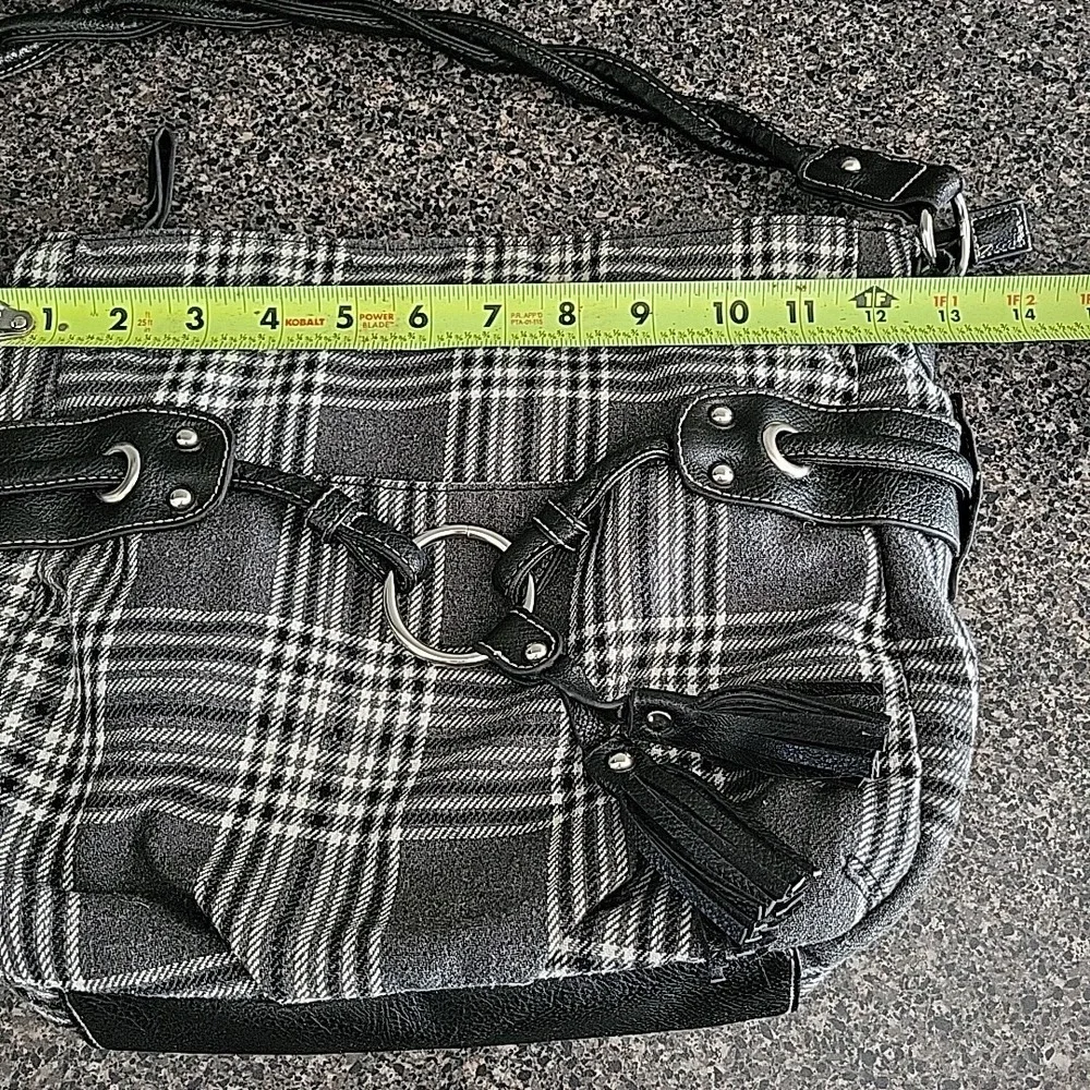 Rosetti gray plaid