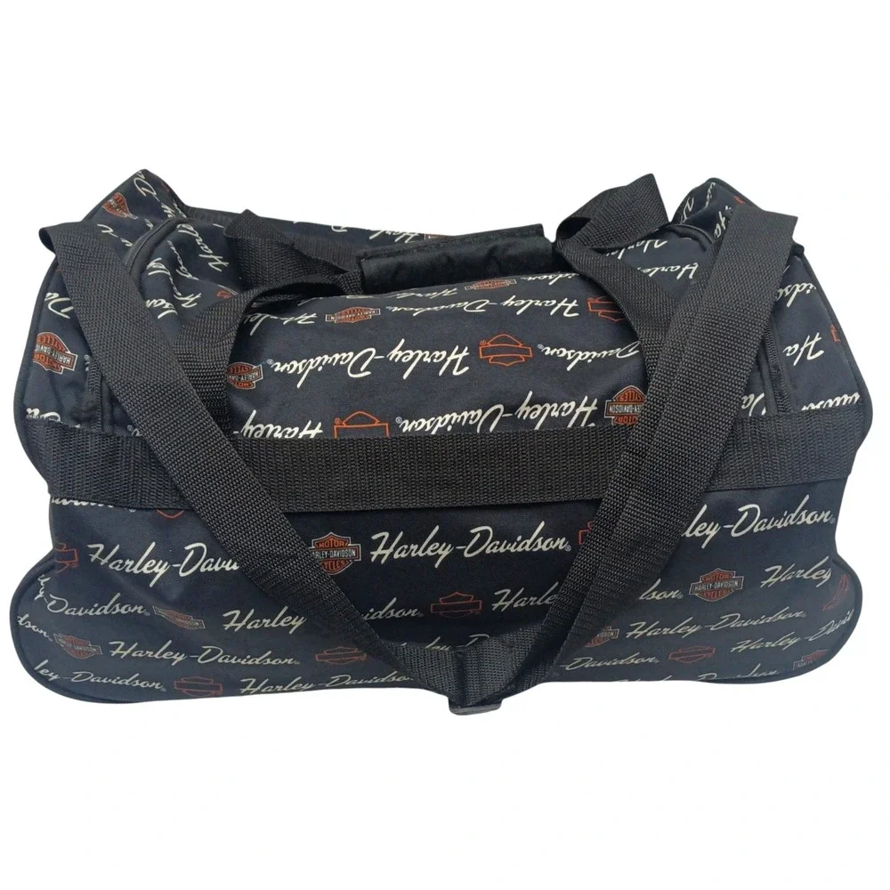 Duffel Bag Harley Davidson Logo Black Zip 20