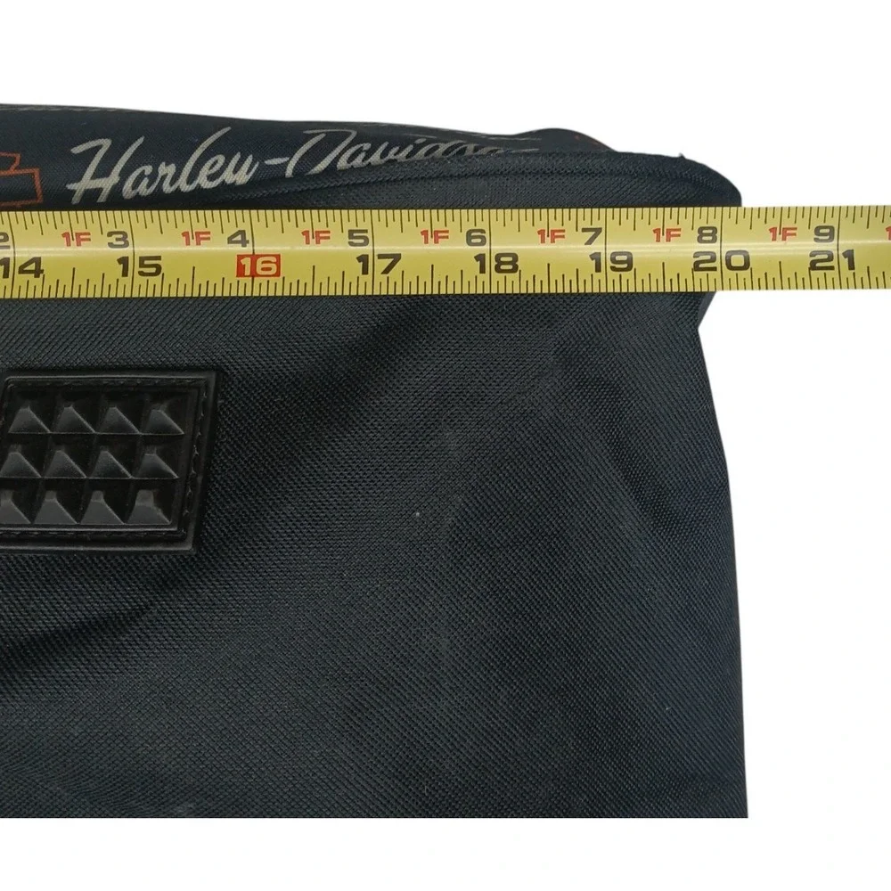 Duffel Bag Harley Davidson Logo Black Zip 20