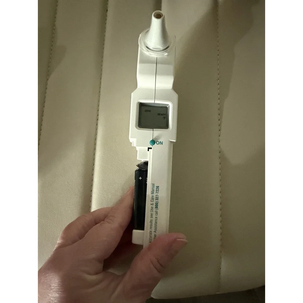 Braun HM-2 Thermoscan Instant Thermometer Child Or Adult White New