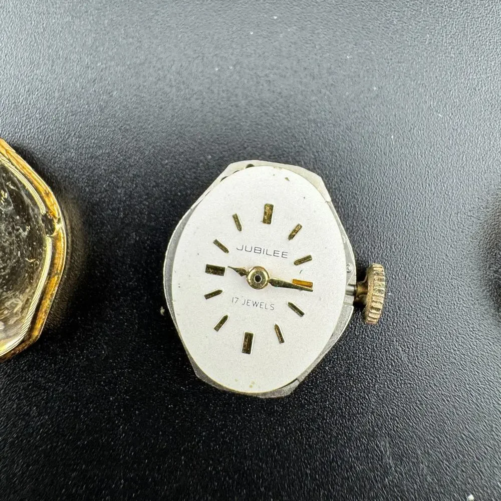 Vintage Jubilee 17 Jewel Pendant Watch Parts Repair Lot