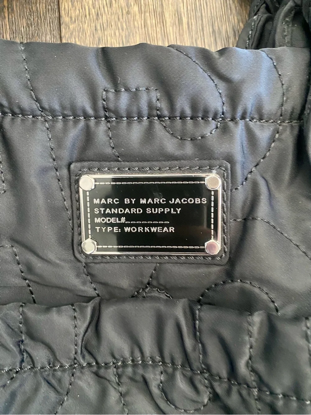 Marc By Marc Jacobs black quilted
