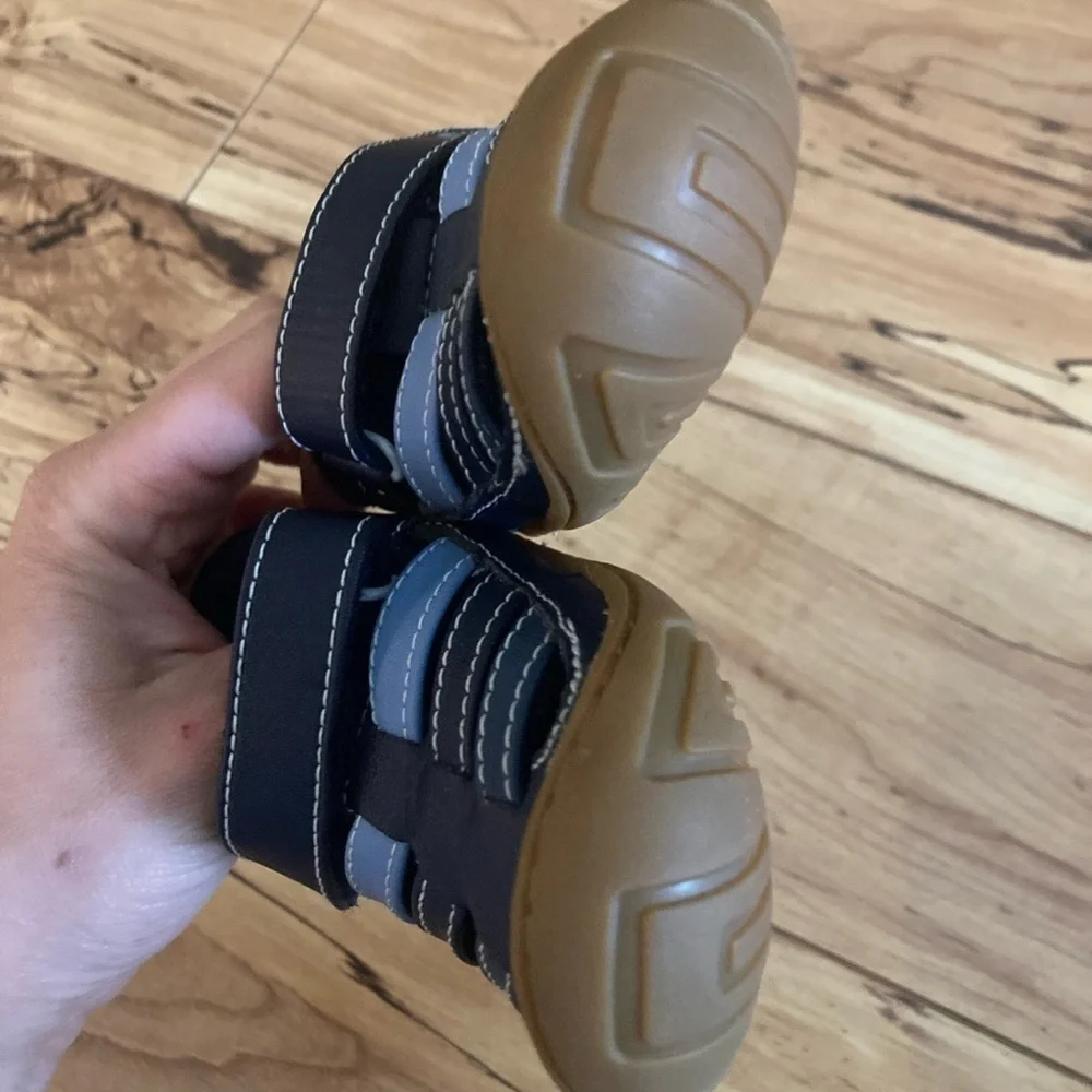 Ugg infant shoes blue size 5 infant Velcro