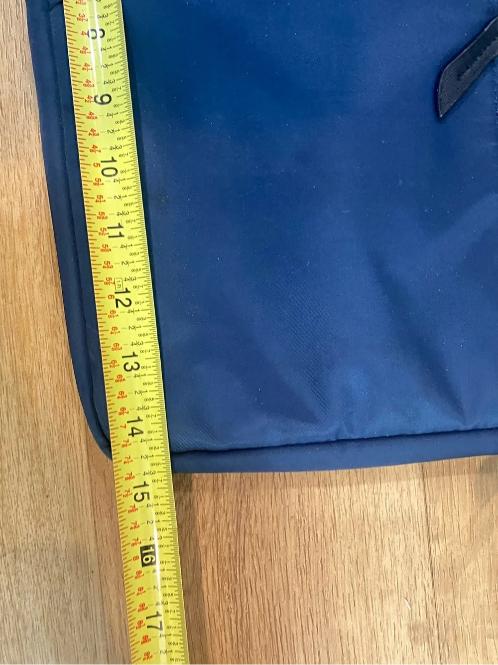 Navy Laptop Briefcase with Shoulder Strap