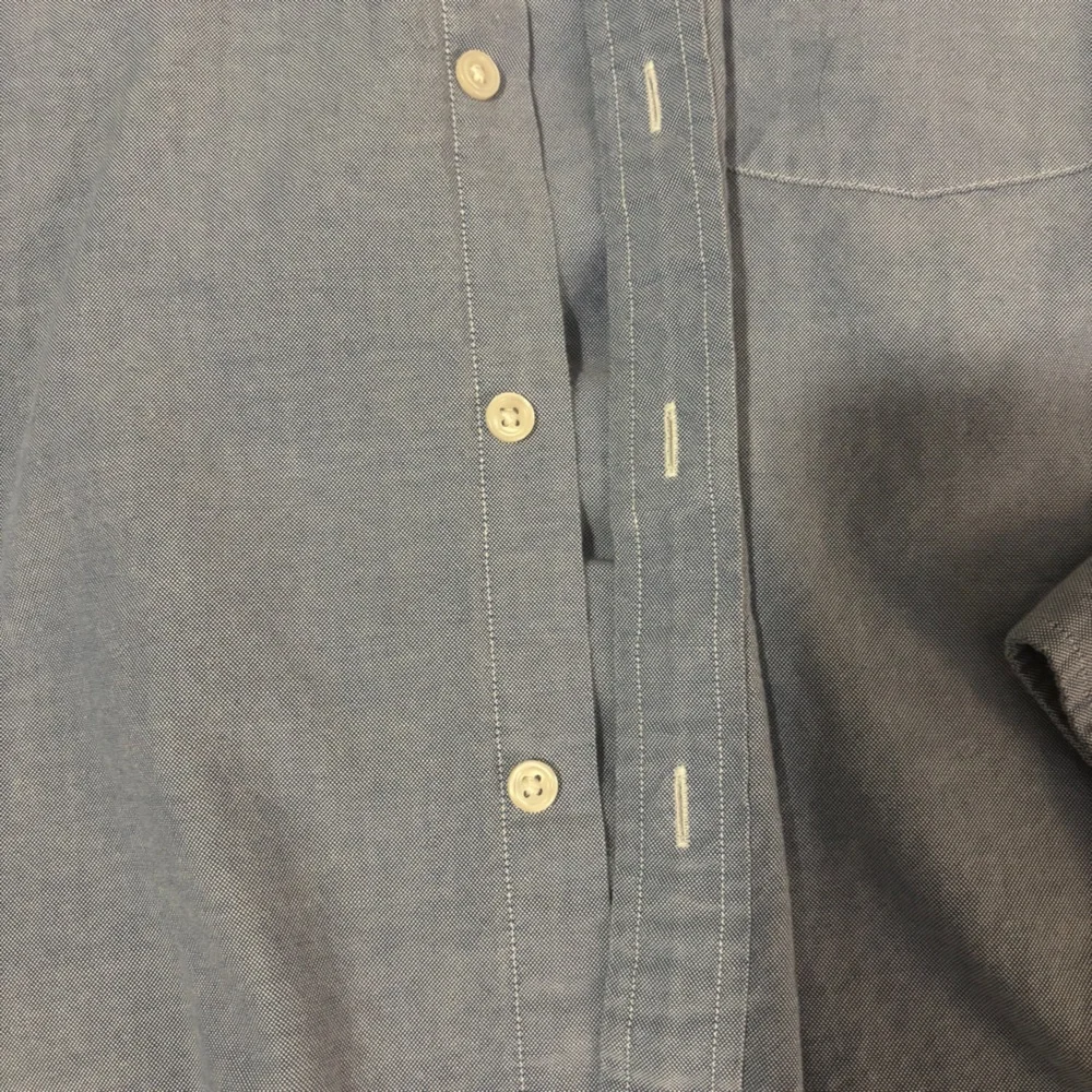 J. Crew slim oxford button down shirt collared long sleeve light blue cotton