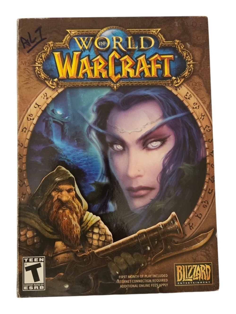 World of Warcraft PC Game Box Fantasy Artwork Original Big Box Edition Complete