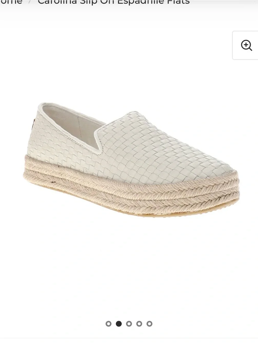Tom’s Carolina woven slip on