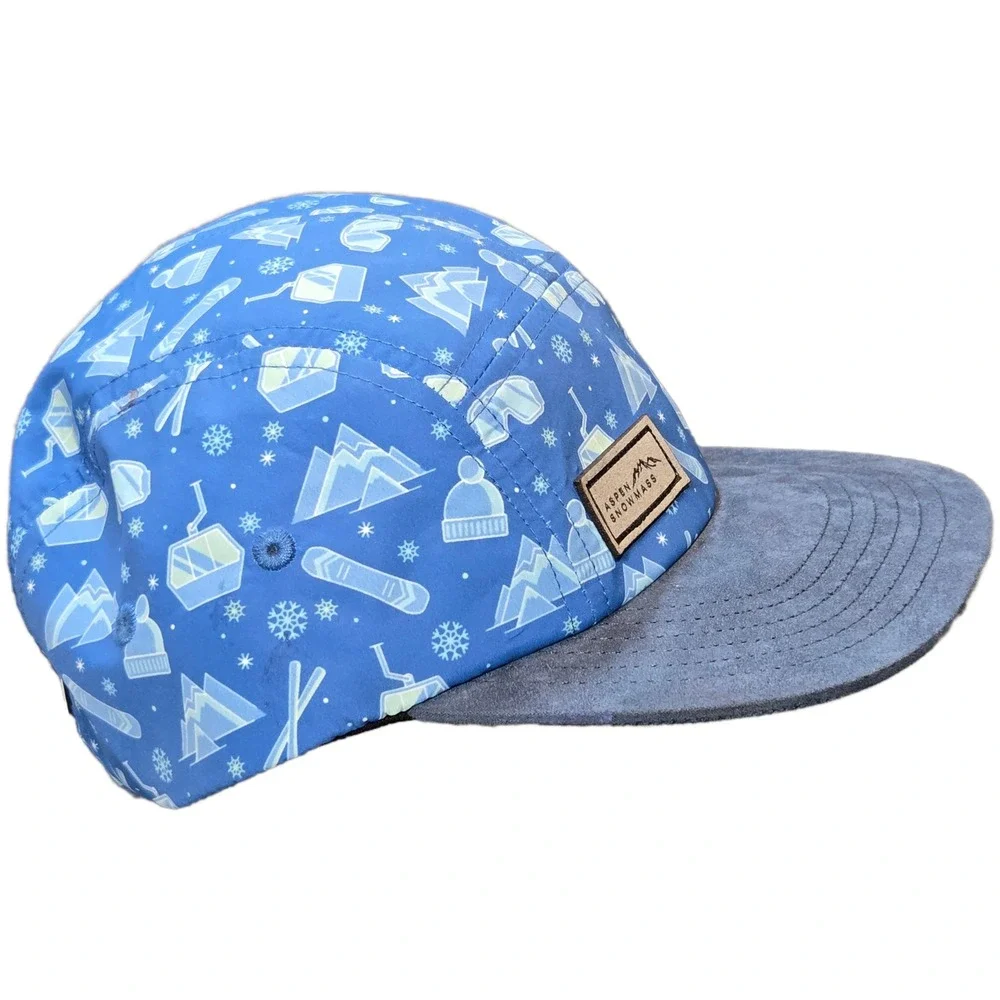 Jack and Sage Aspen Snowmass Lil' Prince of Apres Youth 5-Panel Camper Hat Blue