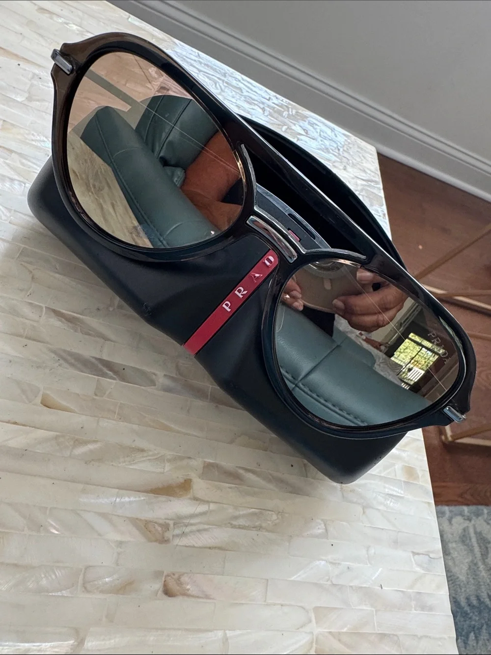 Prada sleek sunglasses