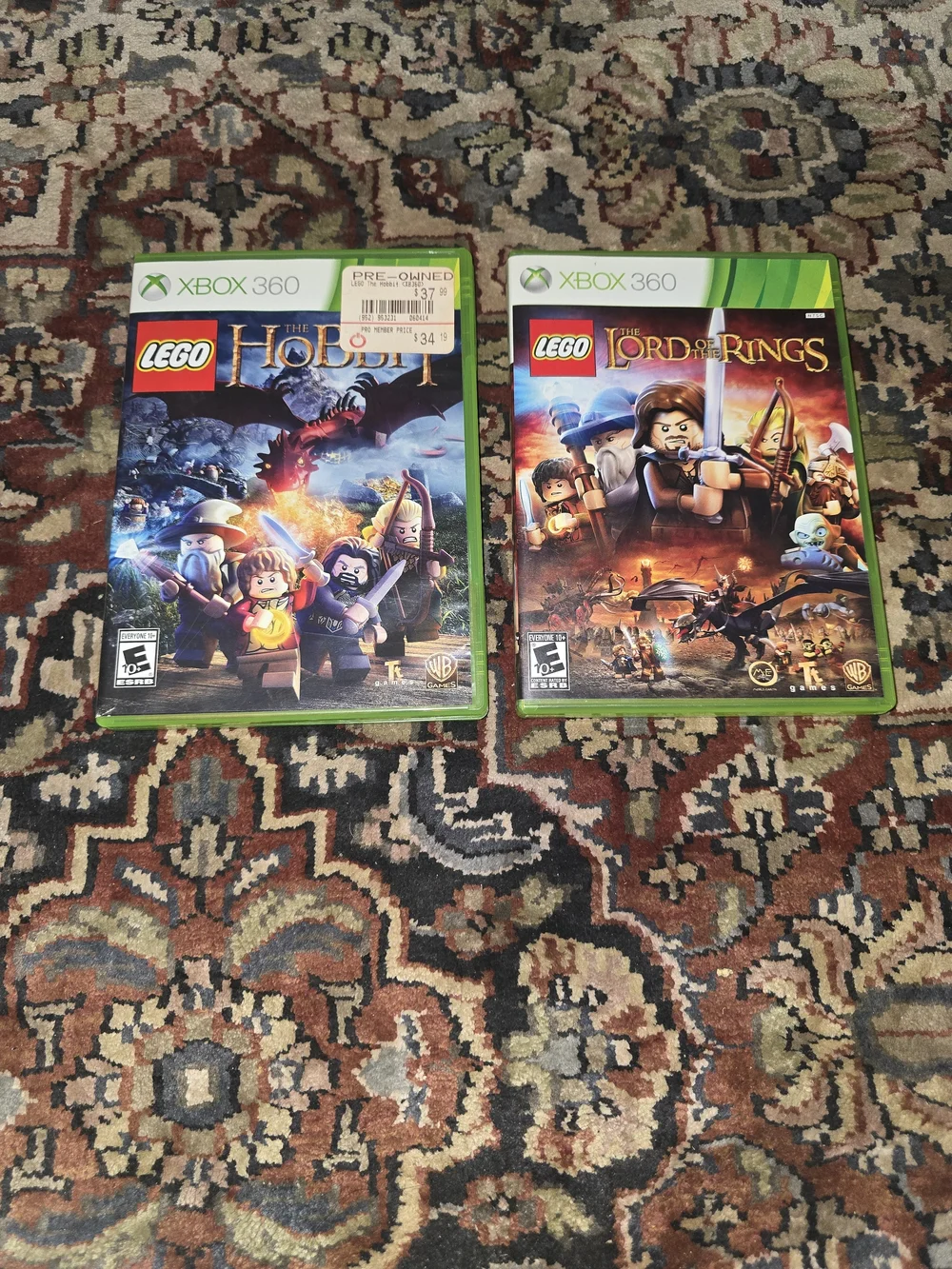 Lego Xbox 360 The Hobbit & The Lord of the Rings Games