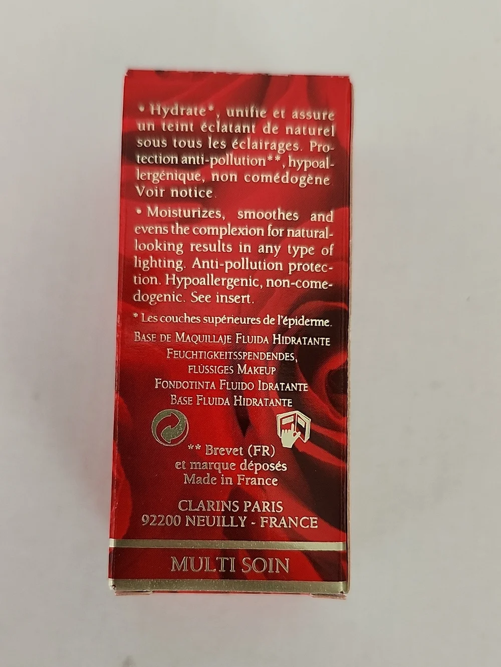 Clarins teint fluide