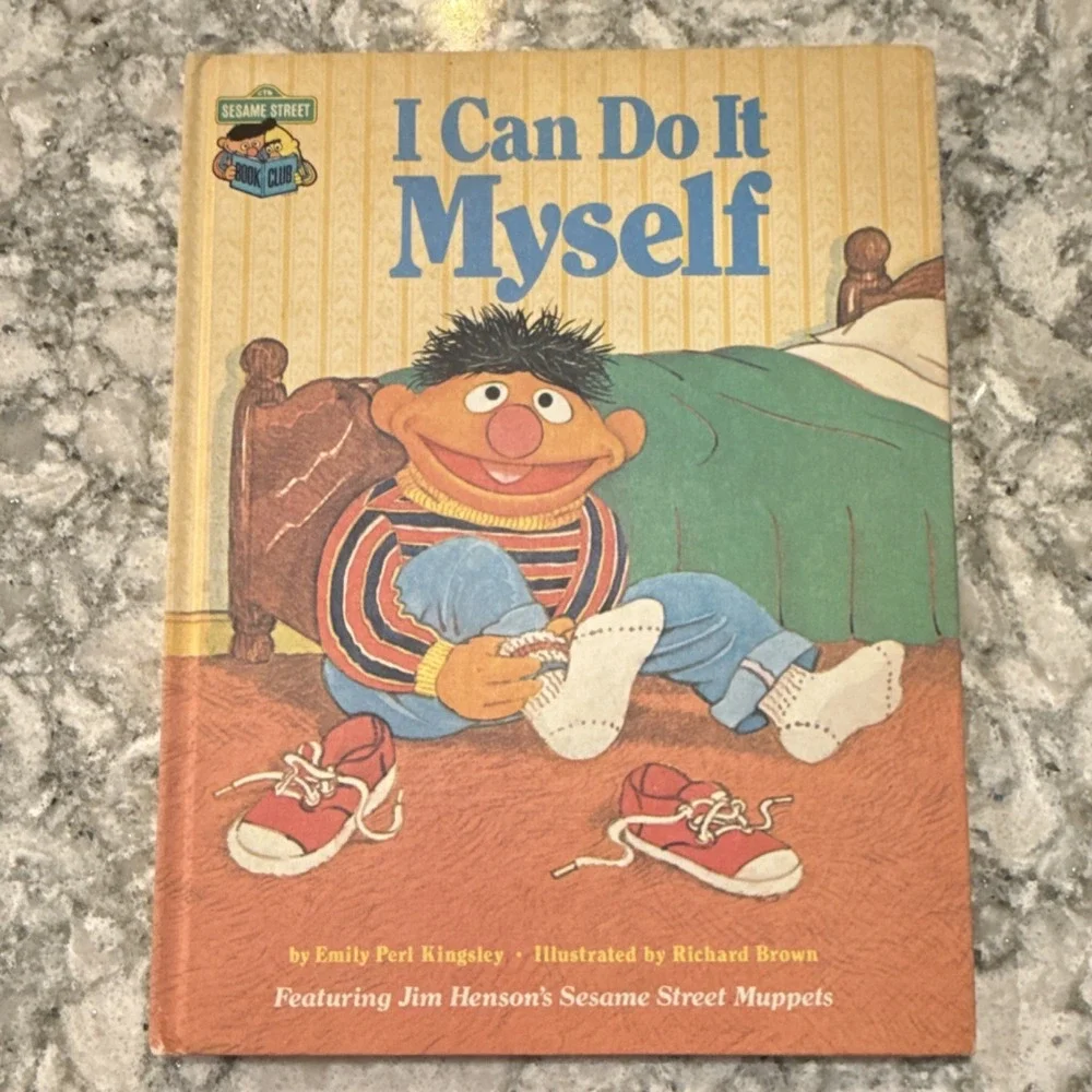 Vintage Sesame Street, I Can Do It Myself, 1980, Hardcover,‎ Kingsley & Brown