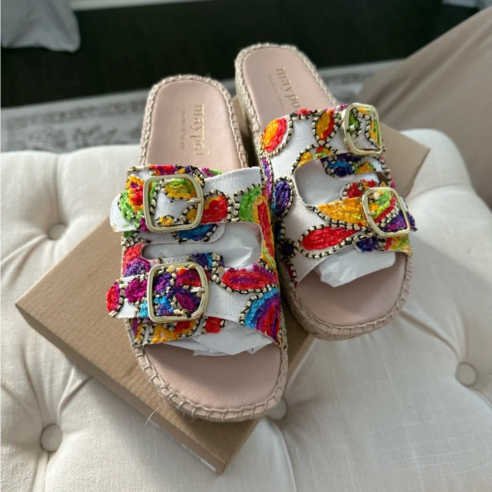 Maypol vibrant espadrille