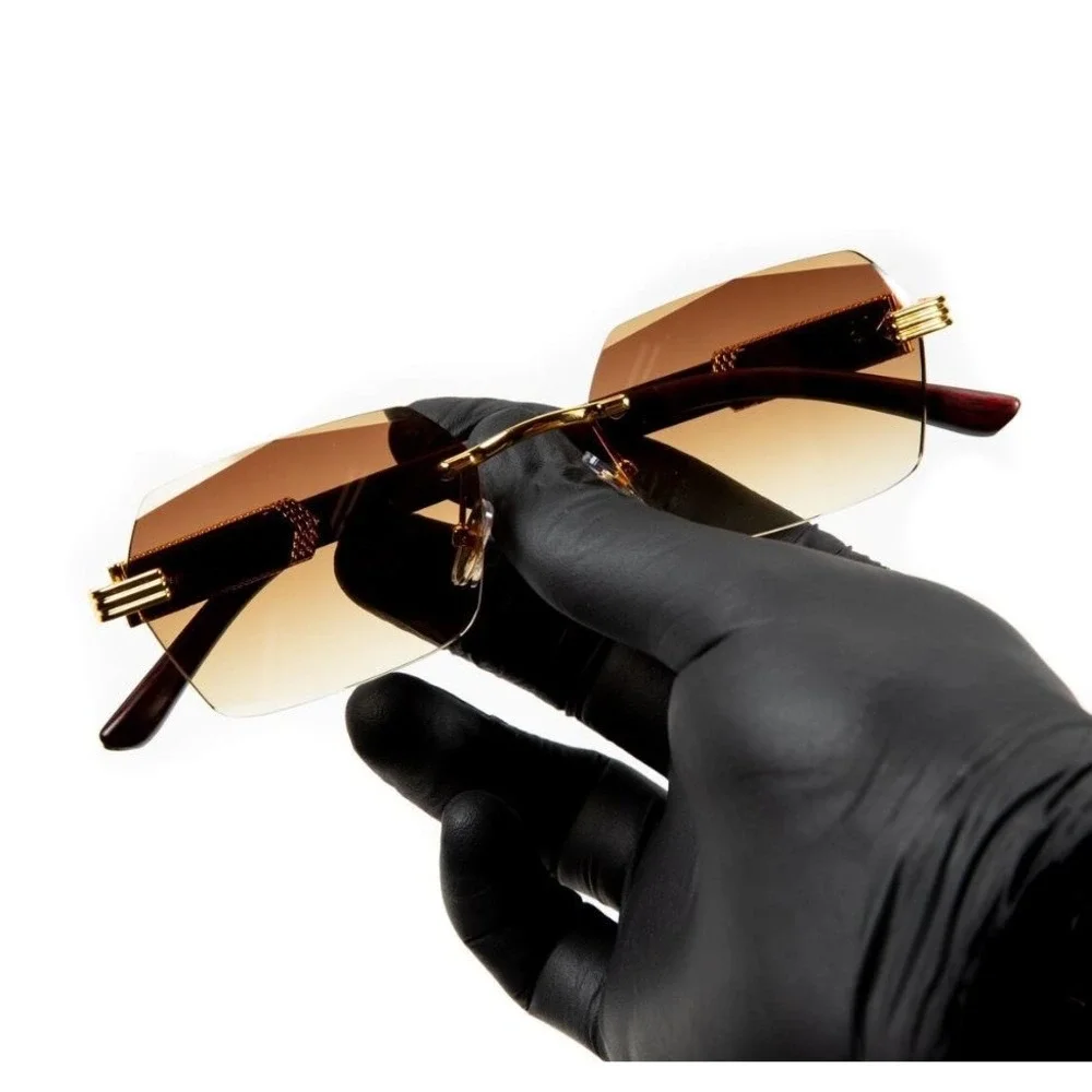 Sunglasses Men Designer Fashion‎ Chic Rapper Shape Retro Elegant Sophisticated