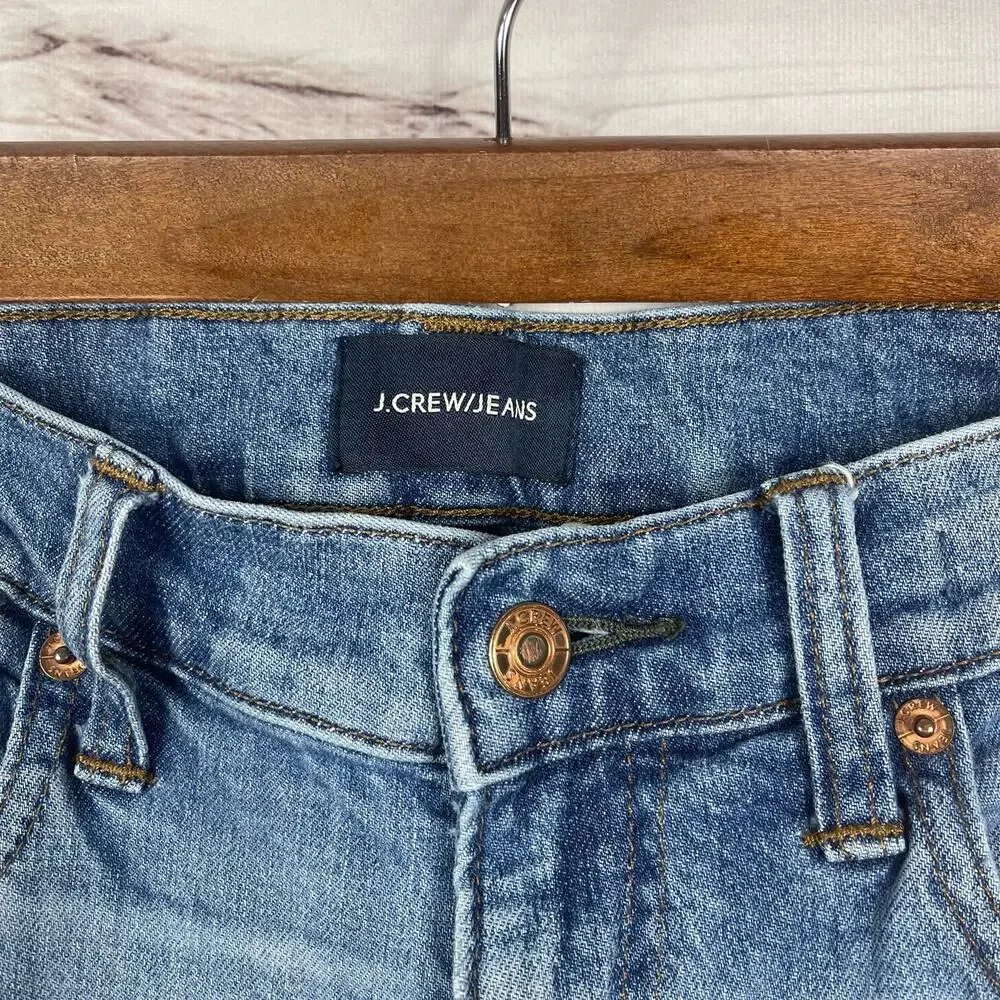 J. Crew 484 Slim Men's Light wash Distressed Jeans Size‎ 32X32