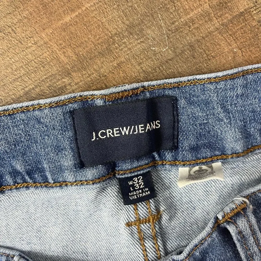 J. Crew 484 Slim Men's Light wash Distressed Jeans Size‎ 32X32
