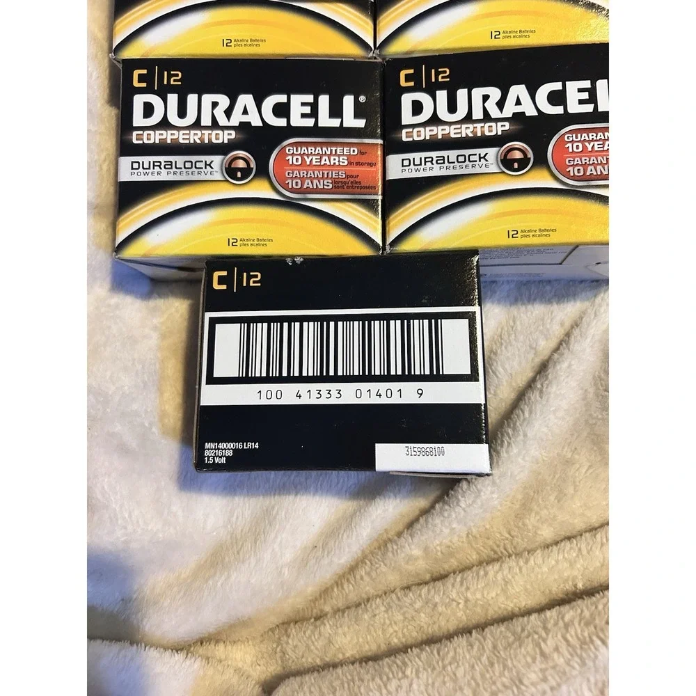 Duracell five boxes
