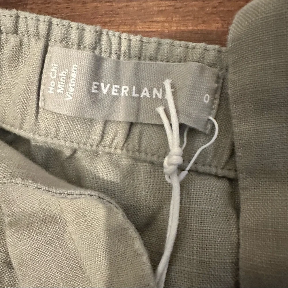 •nwt• Everlane The Linen jumpsuit in Seagrass