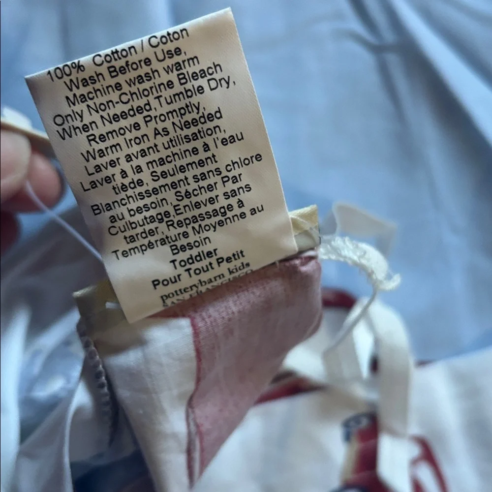 Pottery Barn Kids 100% cotton