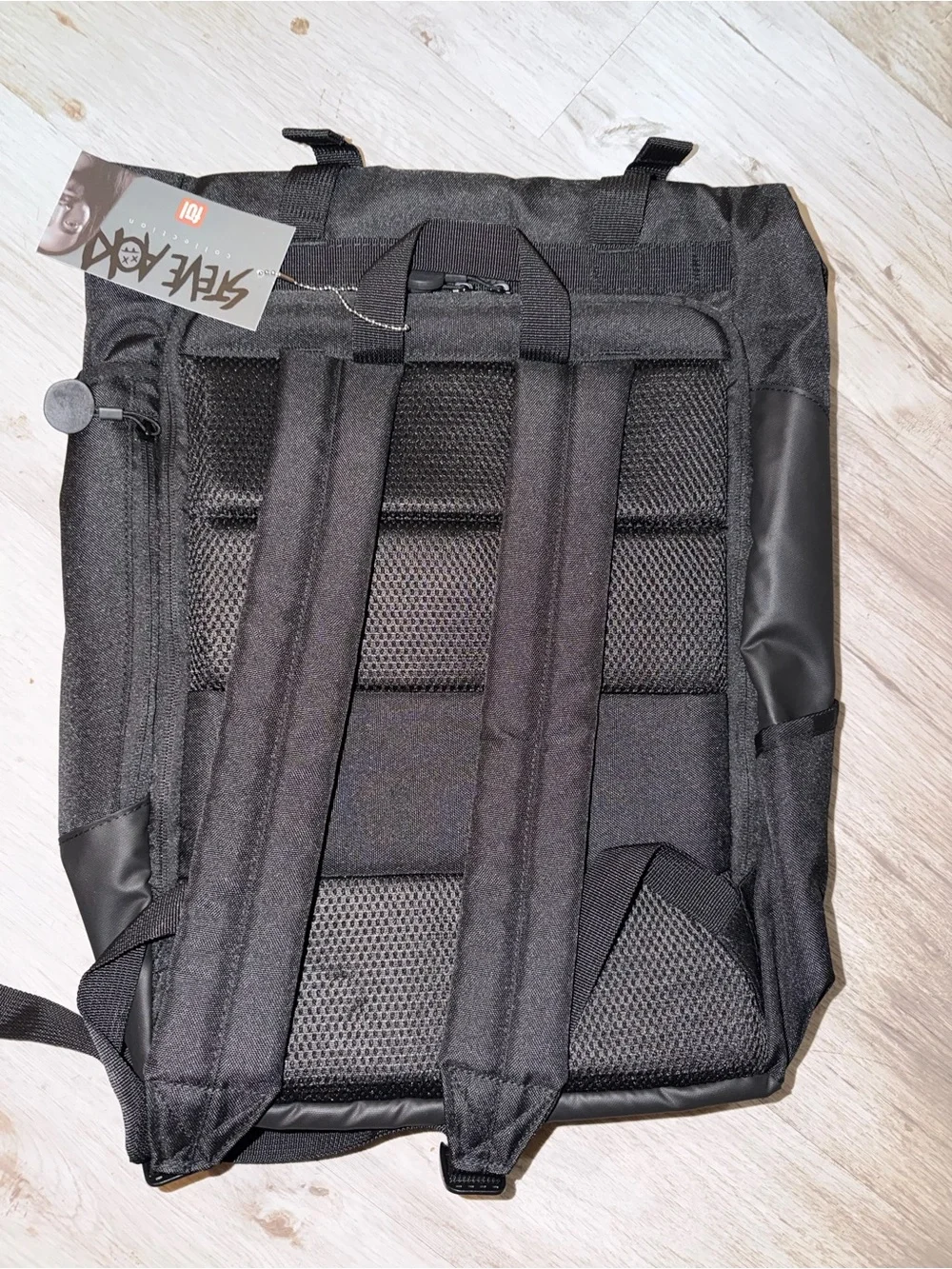 Black Roll-Top Men's Backpack/Laptop/Travel Bag