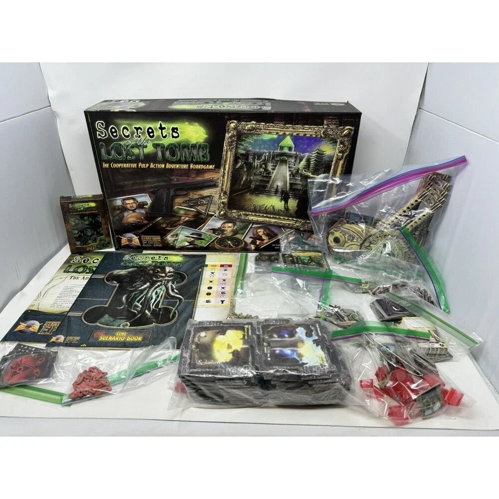 Secrets Of The Lost Tomb 1st Edition Everything Epic Adventure Game Complete!