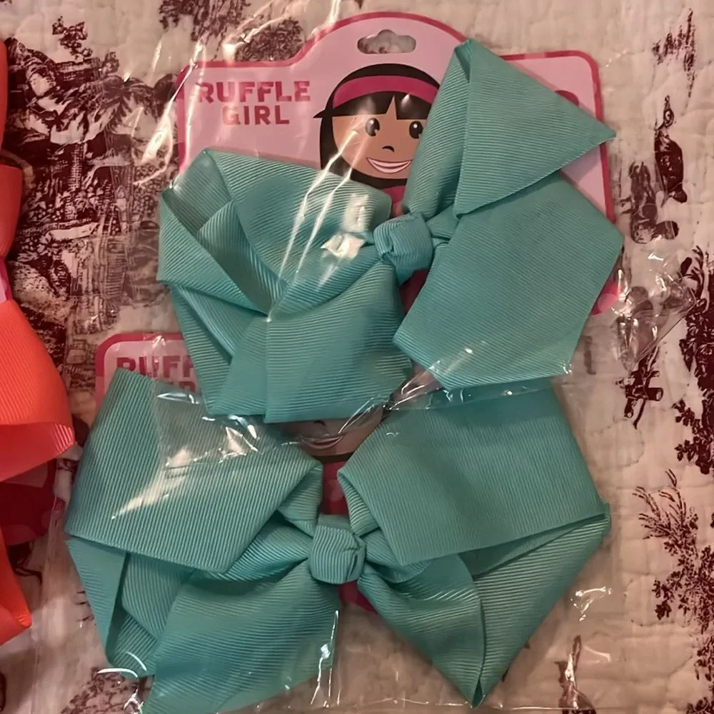 ruffle bows ruffle girls