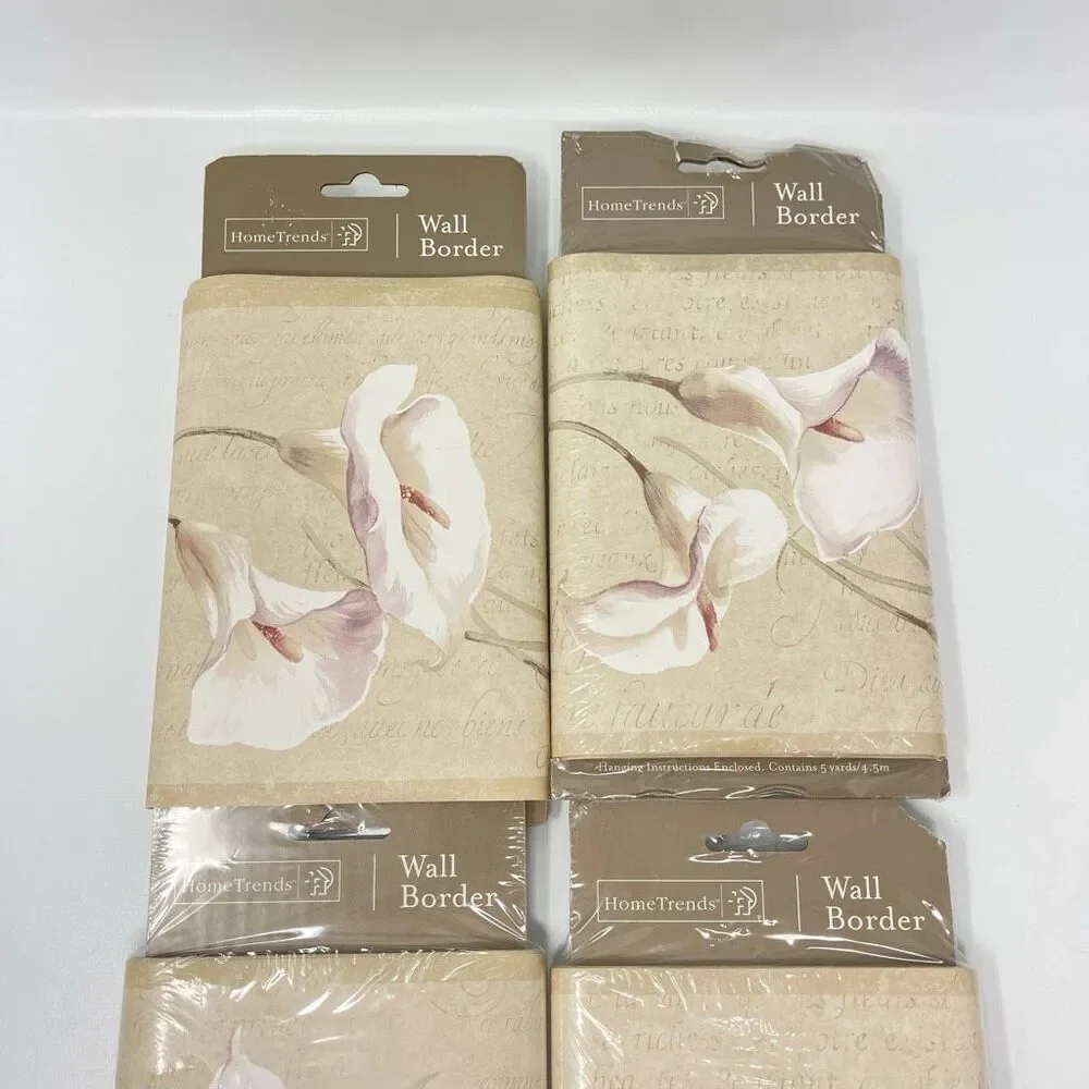 Home Trends Wall Border Designs Norwall Group Calla Lilly Lot #34A 20 yds total