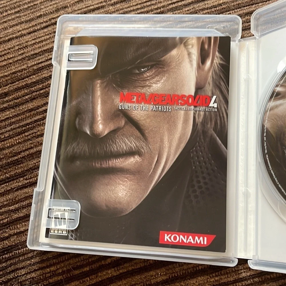 Play station 3 Konami metal gear solid 4 guns of the patriots