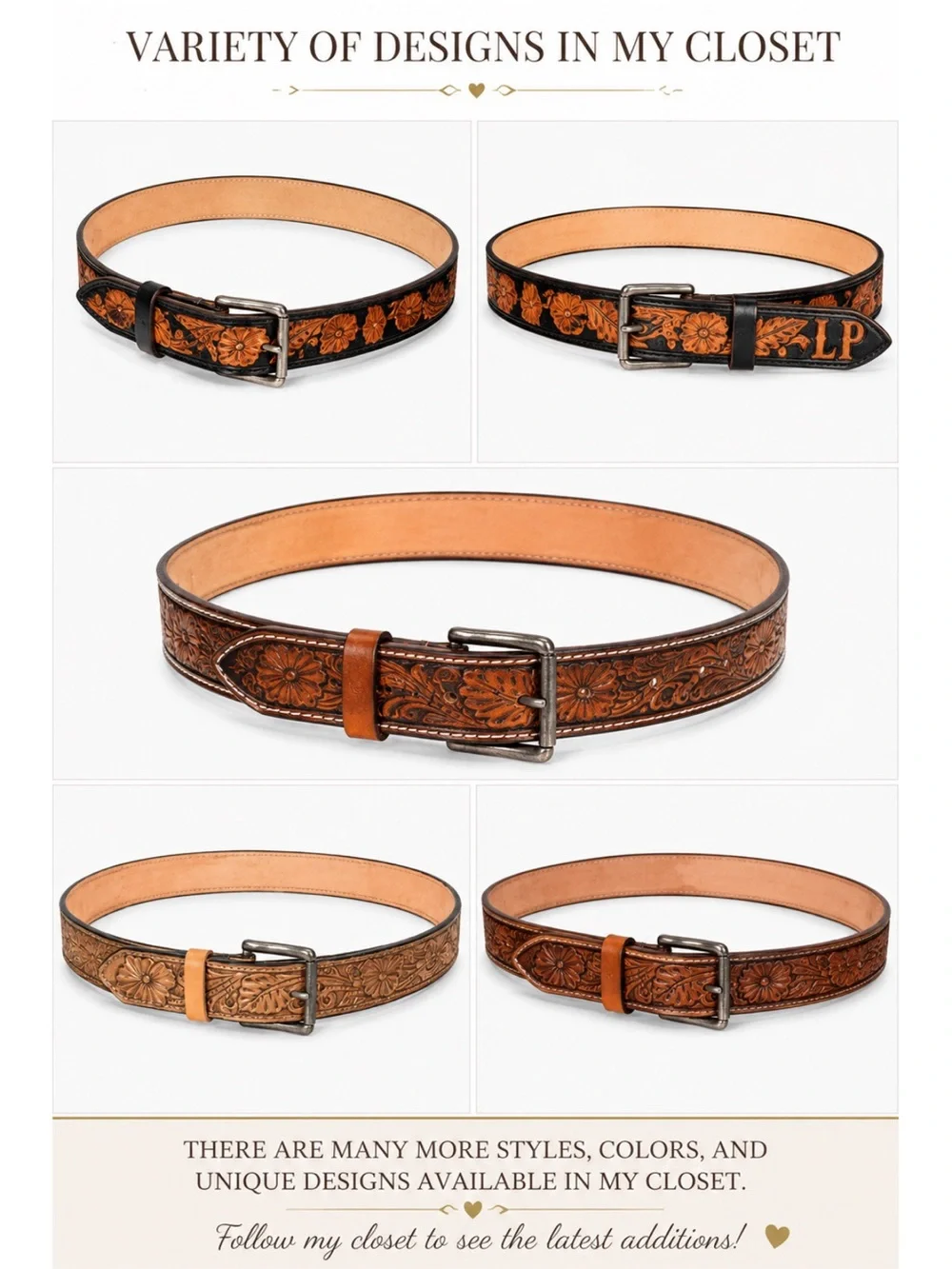Handmade hand tooled