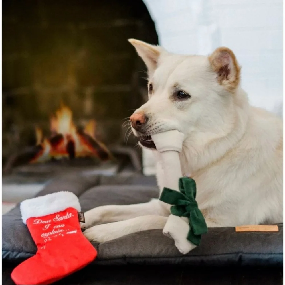 Merry Woofmas Good Dog Christmas Stocking by PLAY BNWT RETIRED 2024
