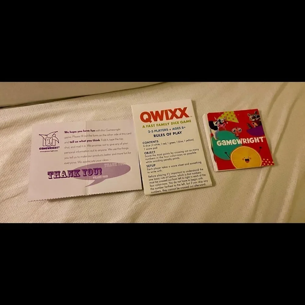 Gamewright qwixx fast