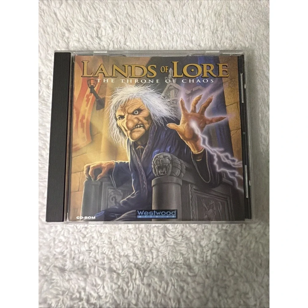 Lands of Lore The Throne of Chaos Westwood 1993 PC CD ROM Patrick Stewart Virgin