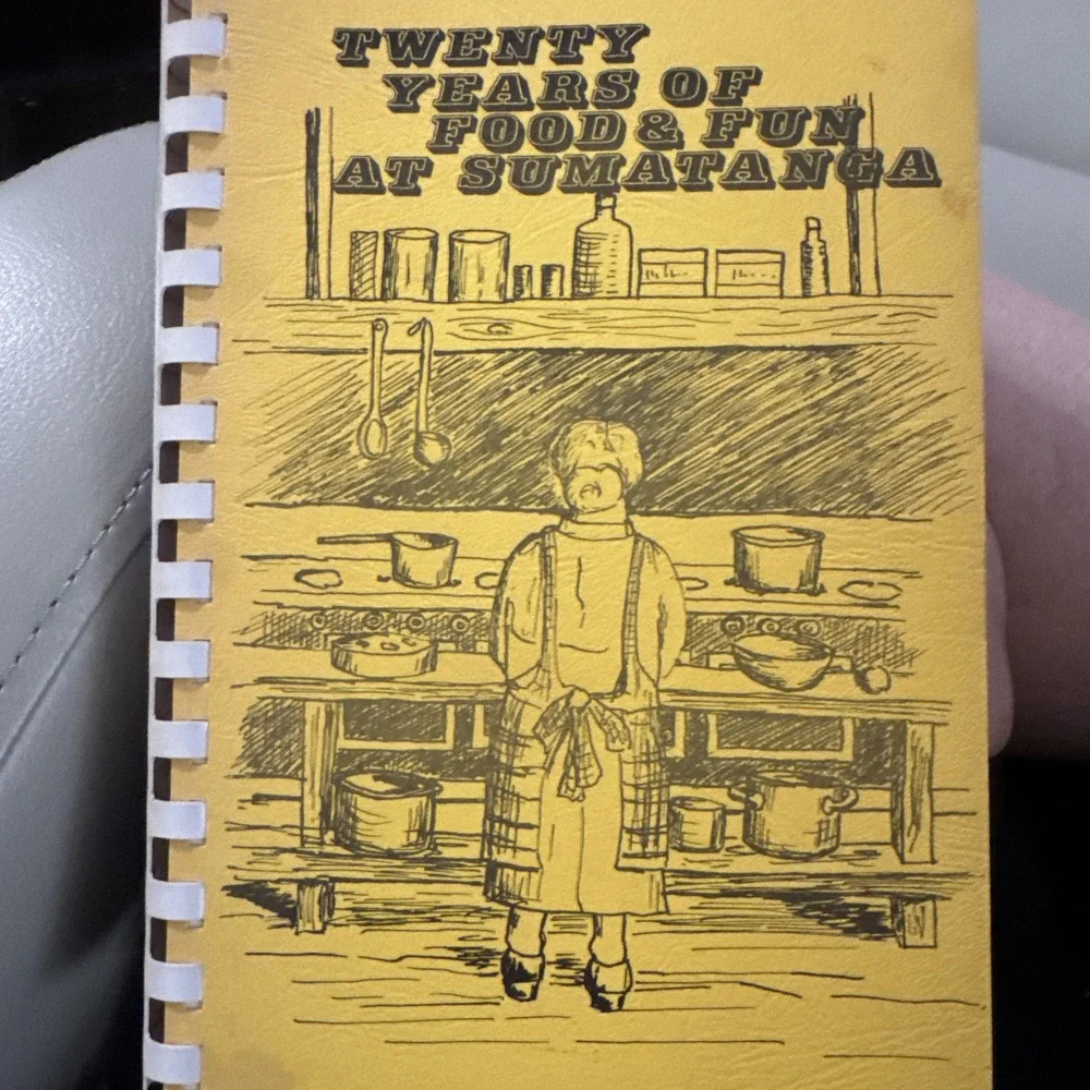 Vtg Twenty Years of Food & Fun at Sumatanga Cookbook Spiral Bound Alabama