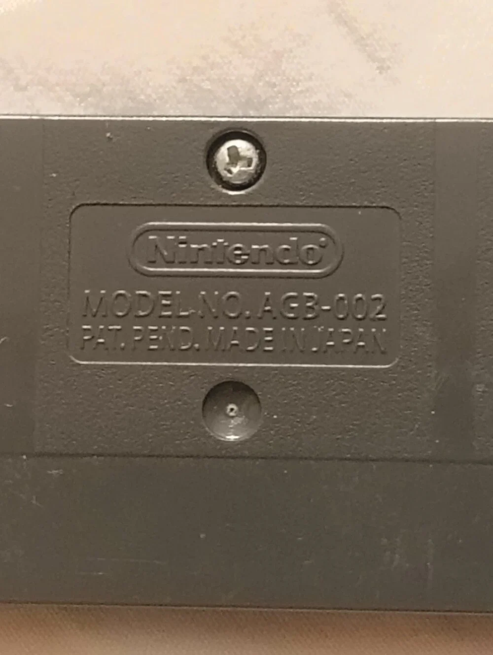 Nintendo/GB this listing