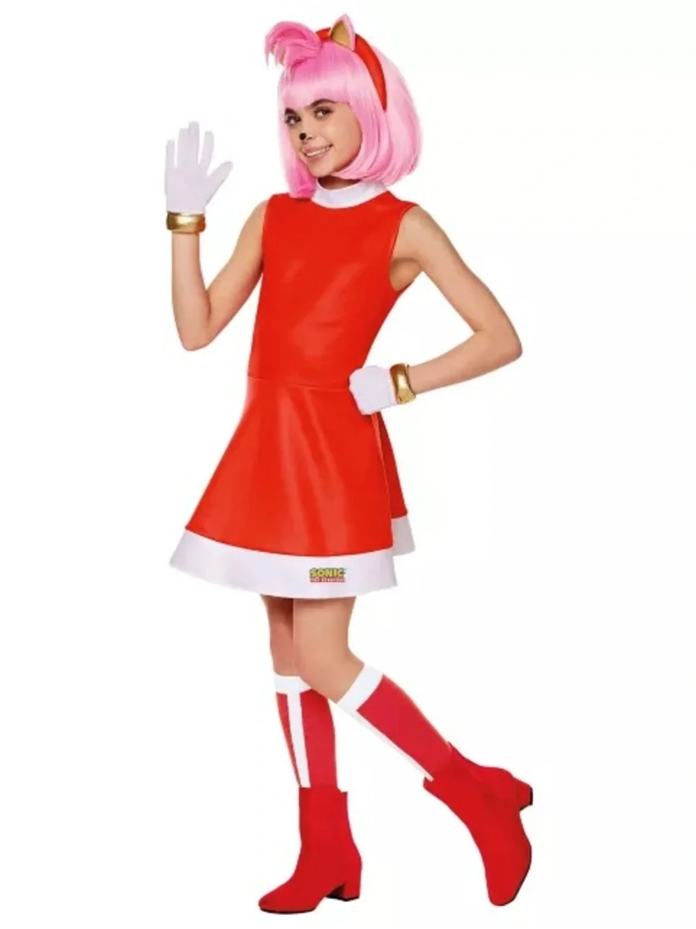Amy Rose Costume XS/4-5 Kids