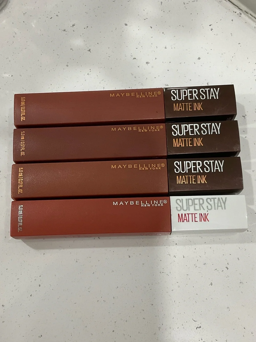 Maybelline SuperStay Matte Ink Liquid Lipstick 4 pack