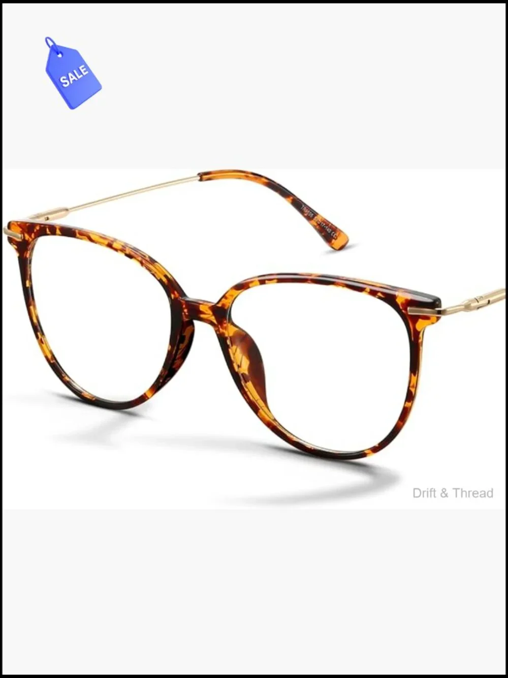 Round Blue Light Blocking Glasses UV400 TR90 Frame