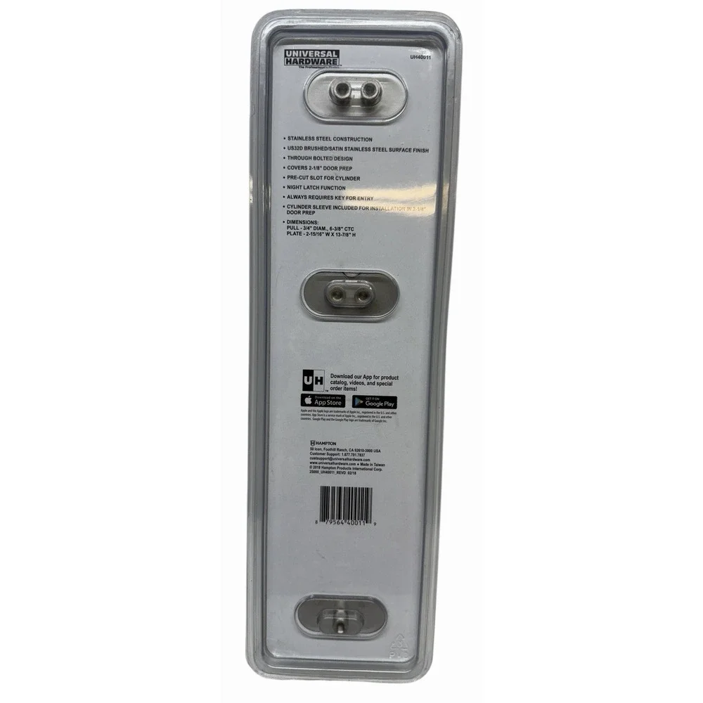 N/A handle plate stainless