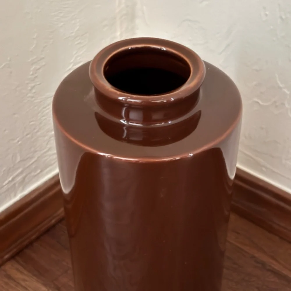 Pottery Barn brown pottery