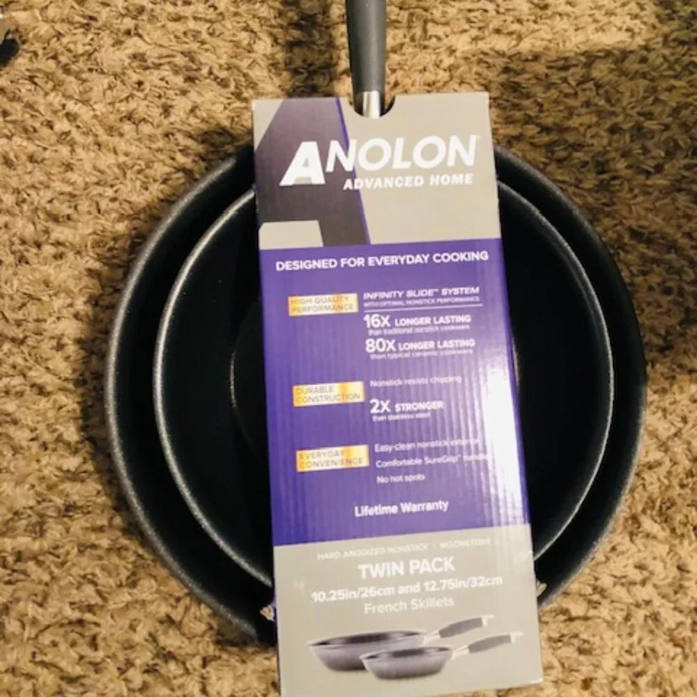 Anolon Advanced Home Skillet Frying Pan Set