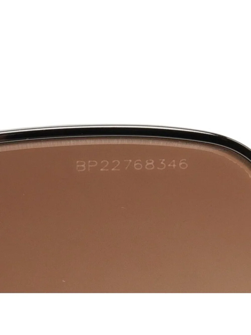Prada Logo Sunglasses Brown Silver Acetate Metal Eyewear