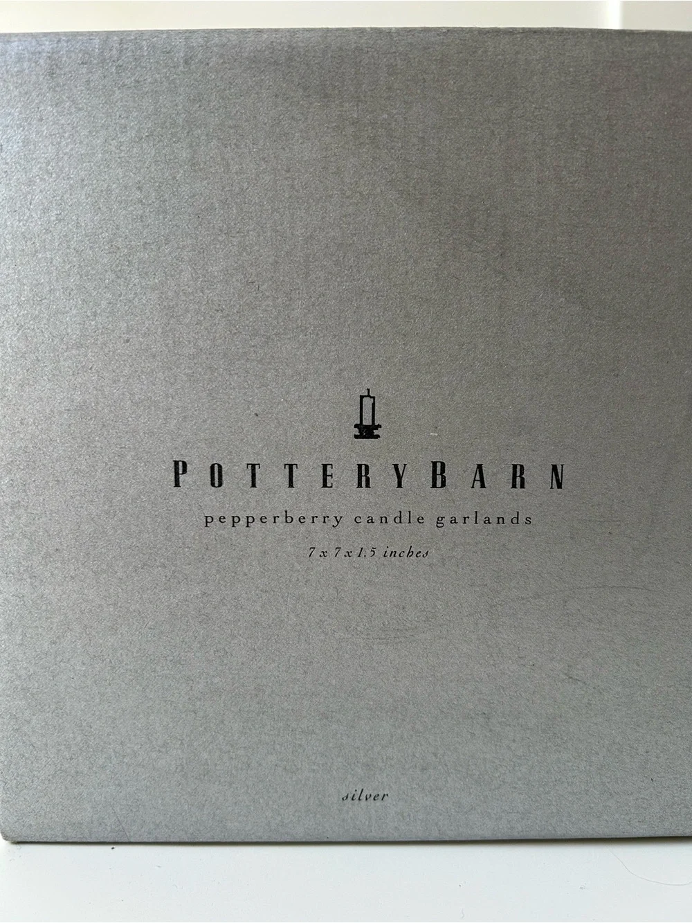 Pottery Barn new box