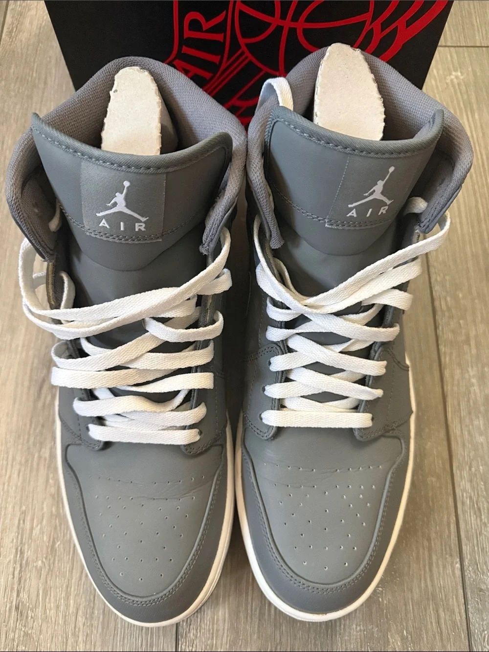 Air Jordan 1 Mid ‘-Cool Grey Whote’