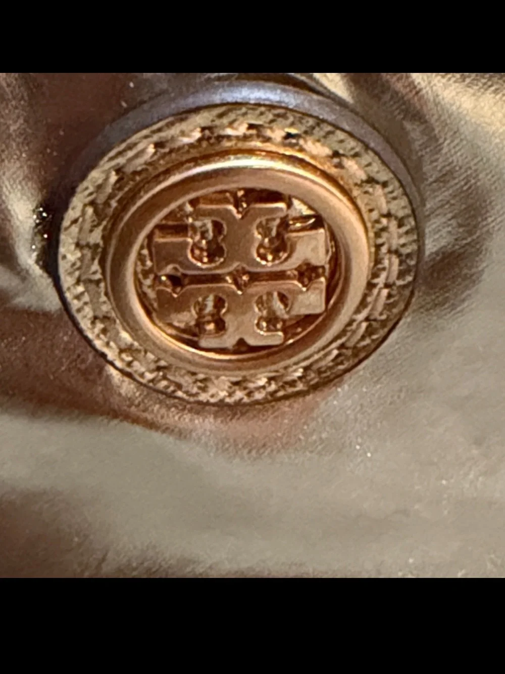 Tory Burch shiny pale