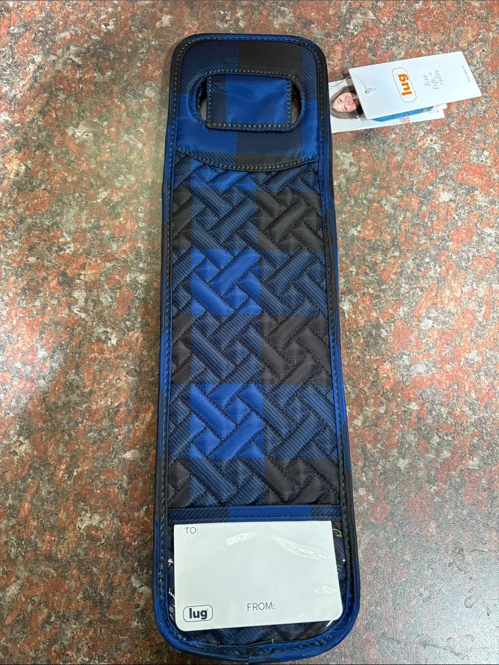 lug quilted tote
