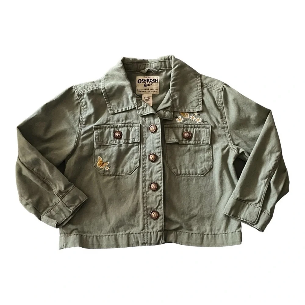 OSH KOSH BGOSH-GREEN JACKET-SIZE 5