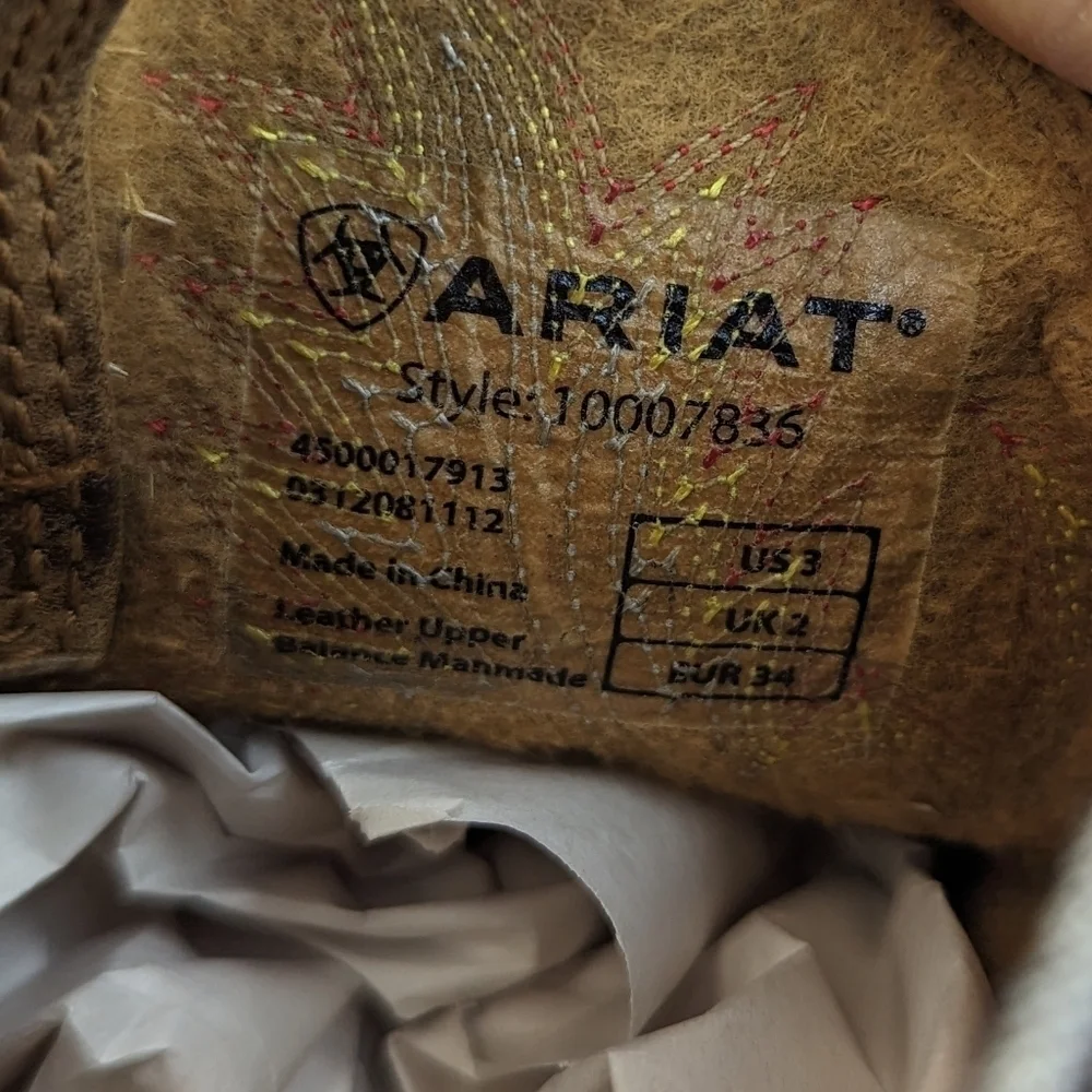 Ariat boot boys