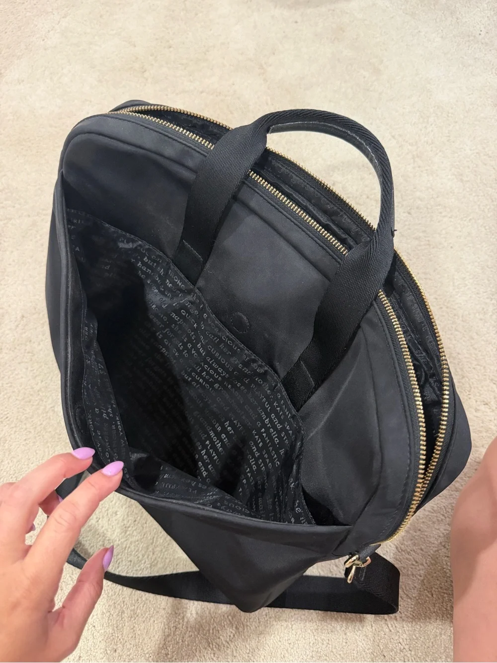 kate spade classic black